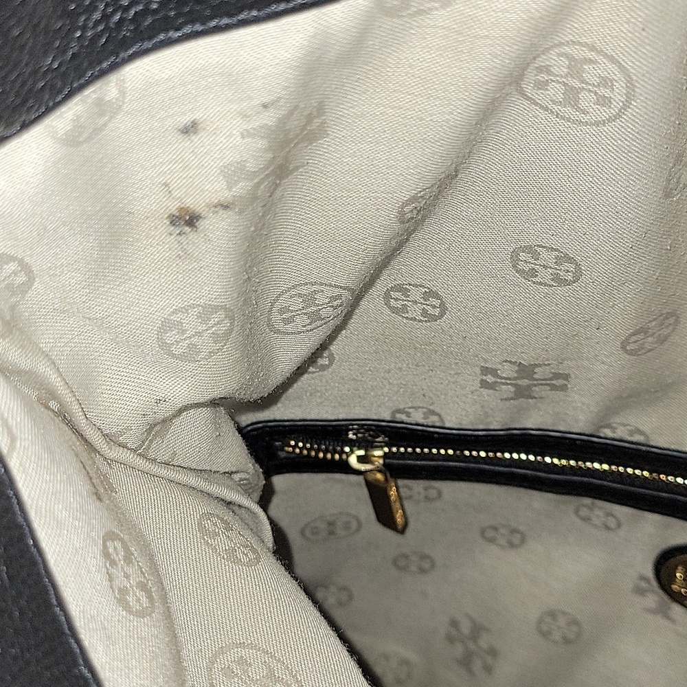 Tory Burch Black Leather Flap Crossbody Shoulder Bag - Picture 12 of 15